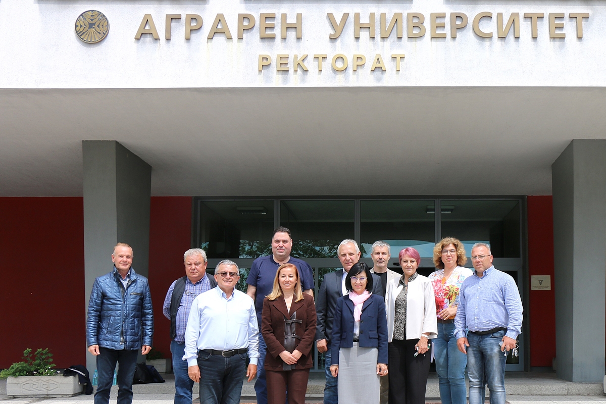 Работна среща между Agro HippoSenergy, Американска аграрна школа, Университет на Тесалия и АУ