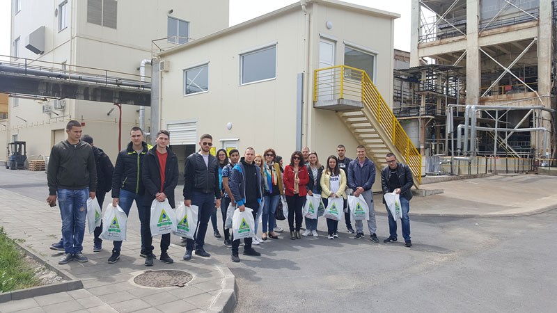 Посещение на завод „Агрия” АД, по инициатива на Интернационалната асоциация на студентите в аграрните науки (ИААС – България)