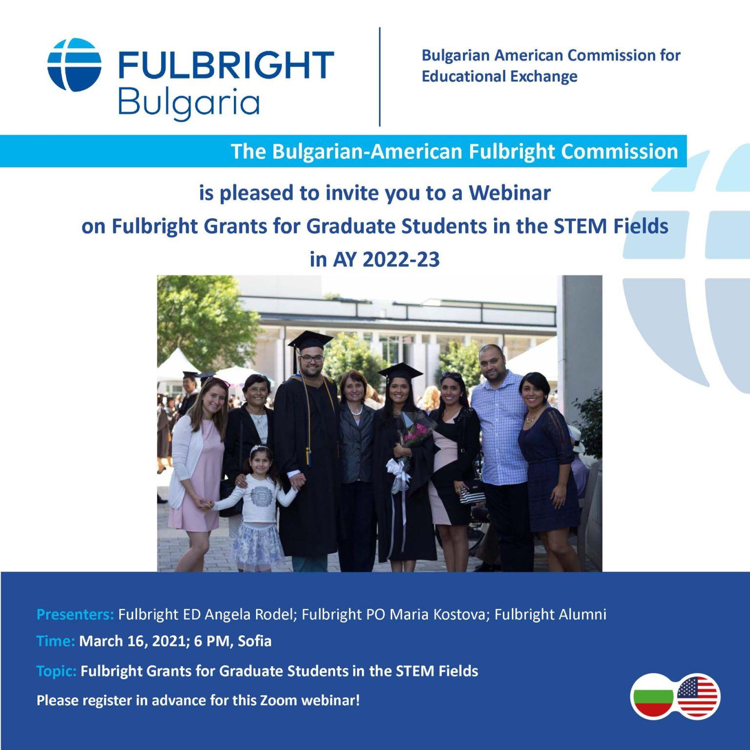 Fulbright Bulgaria - 3rd+ Grants for study, teaching and research