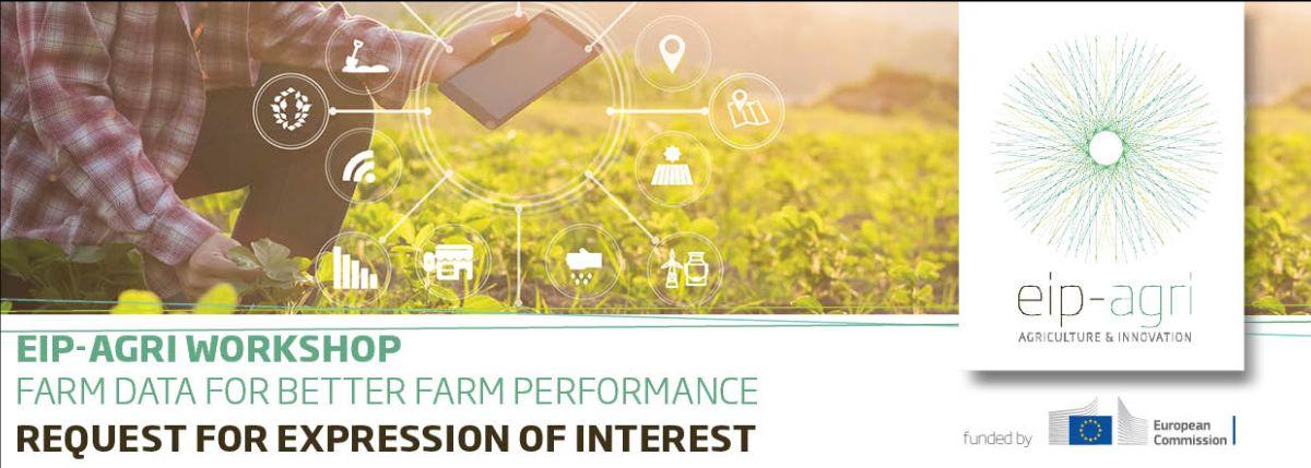 EIP-AGRI Workshop 'Farm data for better farm performance' Open call for participants