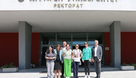 Преподаватели от Pôle Sup de La Salle в Рен, Франция посетиха АУ