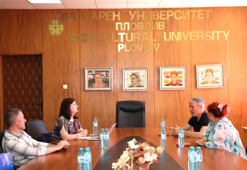 ​Представители на Университета в Къркларели посетиха Аграрния университет