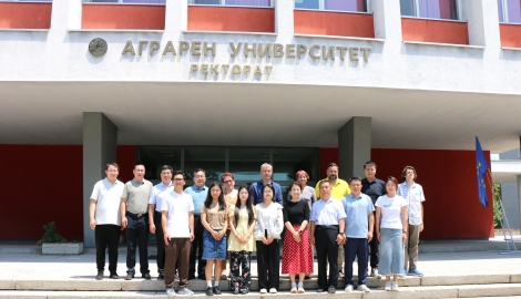 Аграрният университет  и Шандуанският аграрен университет подписаха меморандум за сътрудничество