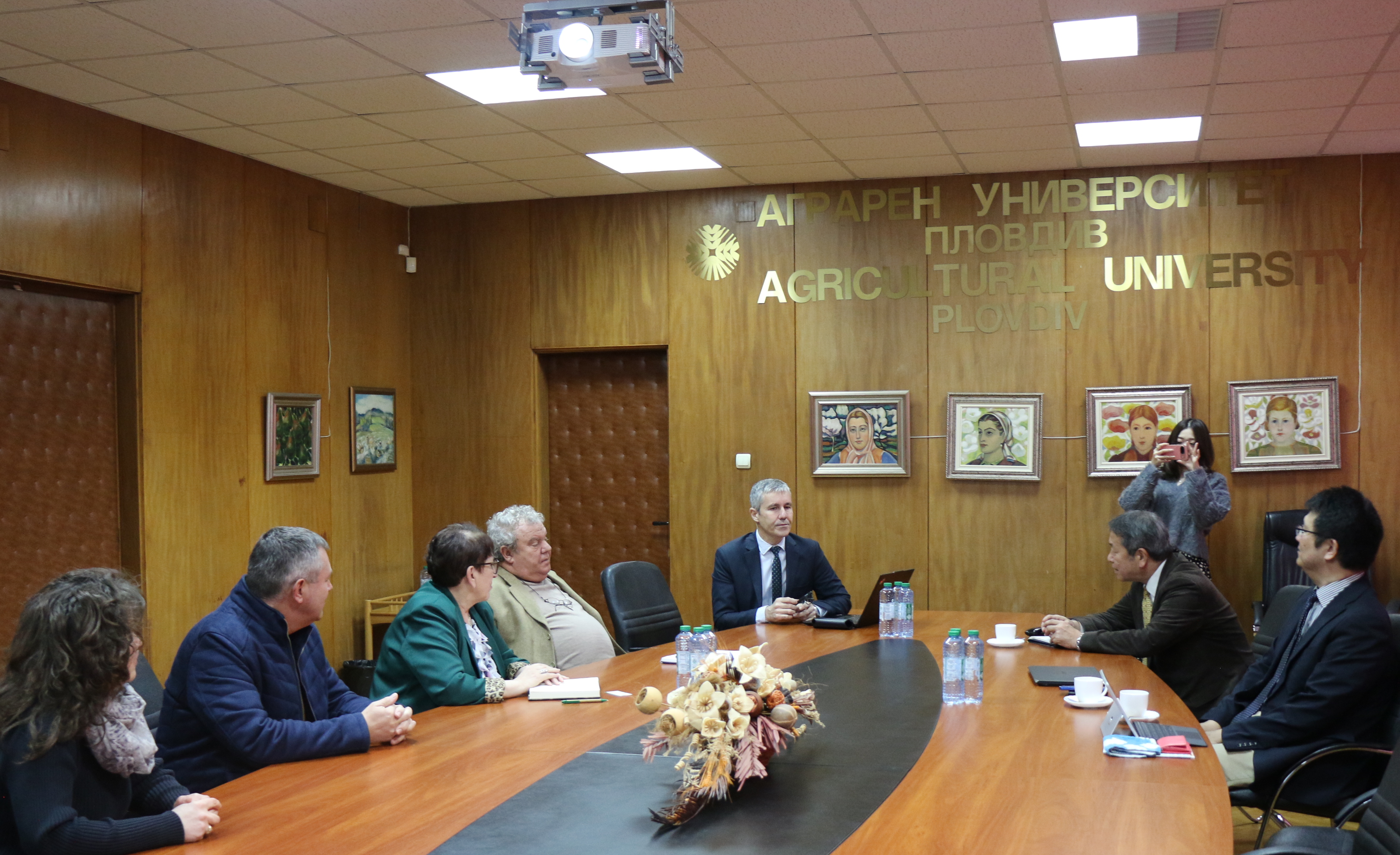 Трета визита на делегация от Университета Ямагата в АУ