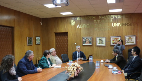 Трета визита на делегация от Университета Ямагата в АУ