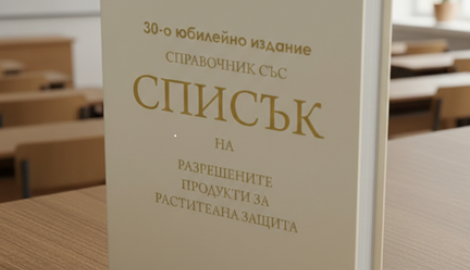 АУ получи дарение на 30-ото юбилейно издание  „Списък на разрешените продукти за растителна защита – 2026“
