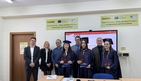 Аграрният университет – Пловдив и Университетът „Фан С. Ноли“ отбелязаха първия випуск на съвместната си магистърска програма