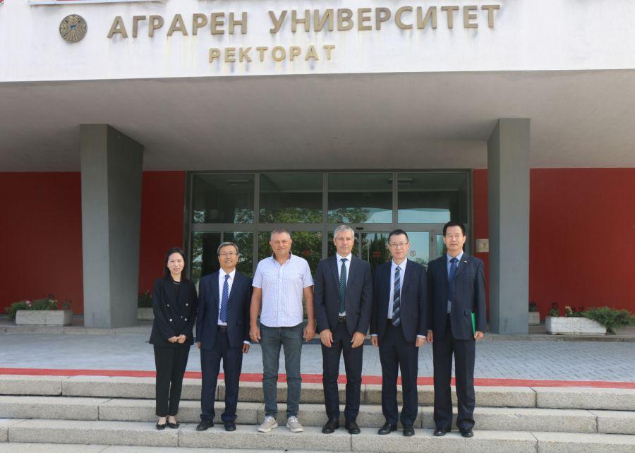 Аграрният университет – Пловдив разширява академичното си партньорство с Китай