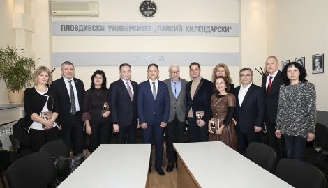 Посланикът на Република Казахстан в България на среща с представители на ръководствата на висшите учебни заведения в град Пловдив.