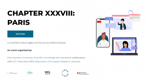 Онлайн семинар: Chapter XXXVIII of Focus on Open Science: PARIS