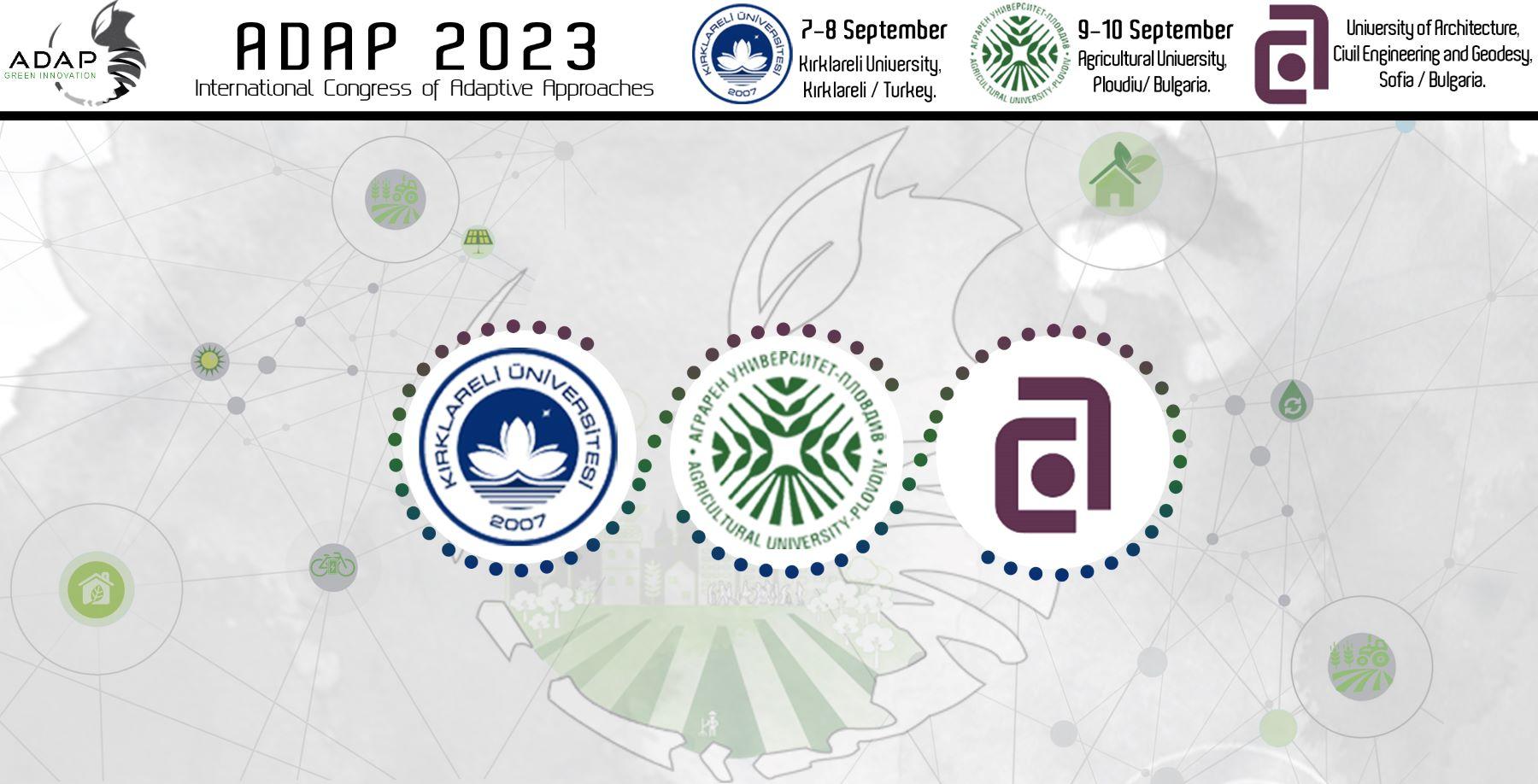 Аграрен университет - Пловдив е съорганизатор на „Международен конгрес по адаптивни подходи – ADAP 2023“